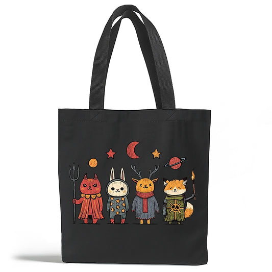TRICK OR TREAT PALS HALLOWEEN TOTE BAG