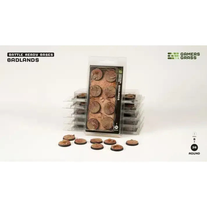 GAMER'S GRASS BADLANDS ROUND 28MM