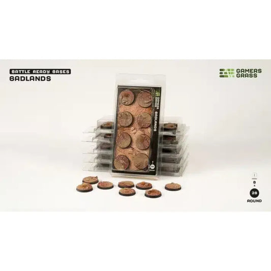 GAMER'S GRASS BADLANDS ROUND 28MM