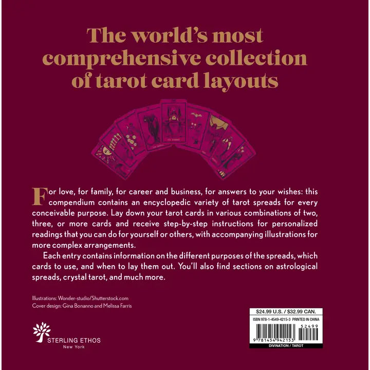 1001 TAROT SPREADS: THE COMPLETE BOOK OF TAROT SPREADS FOR EVERY PURPOSE BY CASSANDRA EASON