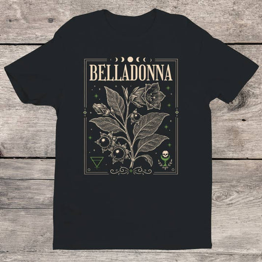 BELLADONNA BOTANICAL ILLUSTRATION T-SHIRT