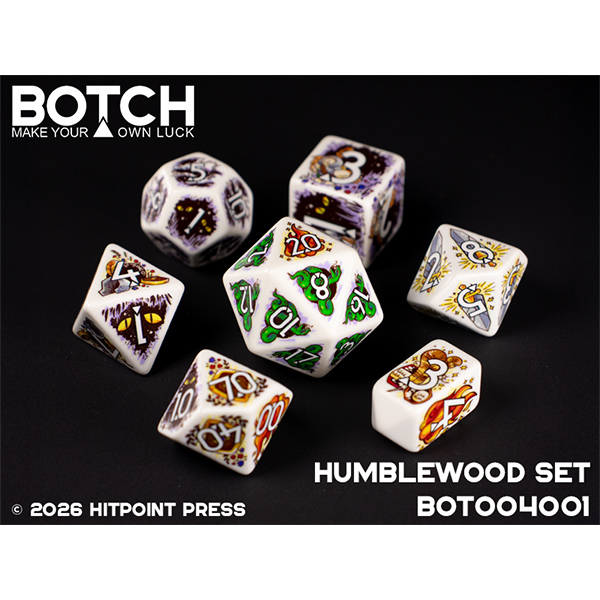 BOTCH DICE: HUMBLEWOOD 7 DICE SET
