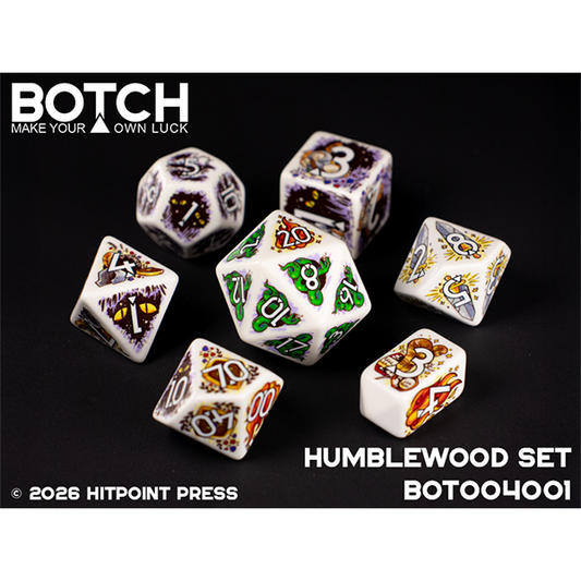 BOTCH DICE: HUMBLEWOOD 7 DICE SET