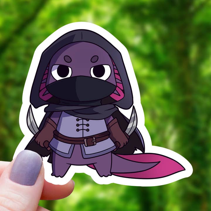 AXOLOTL ROGUE RPG STICKER
