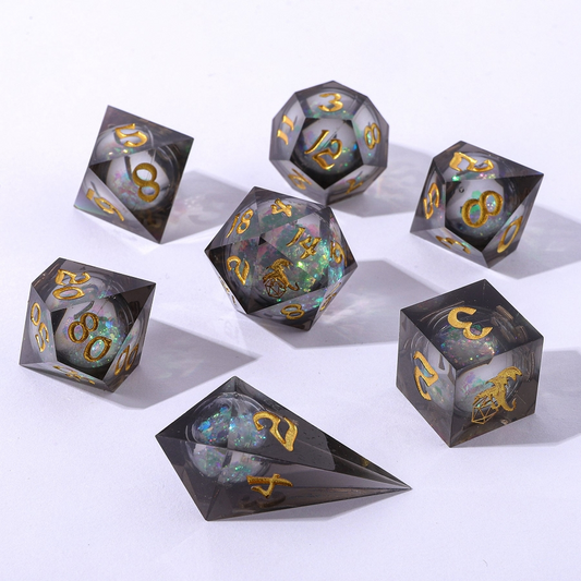 CURSED ECLIPSE: CAPTURED MAGIC LIQUID CORE DICE SET