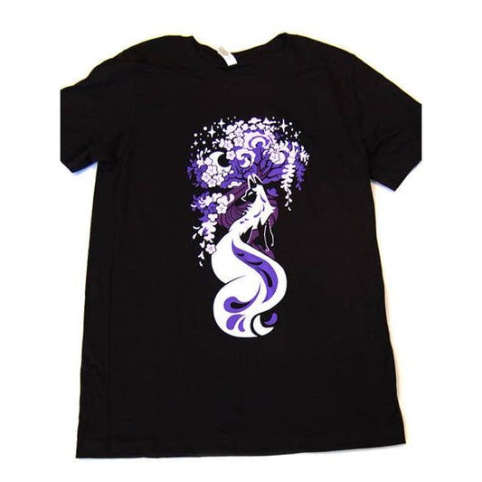 ROSE MOON FOX T-SHIRT