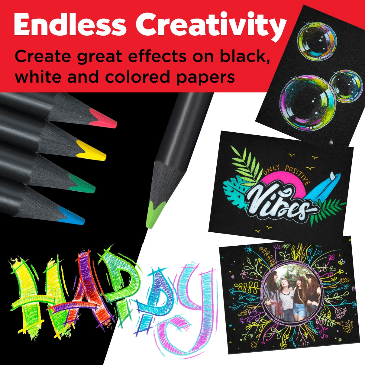 FABER-CASTELL SUPER SOFT COLOR PENCIL SET: BLACK EDITION