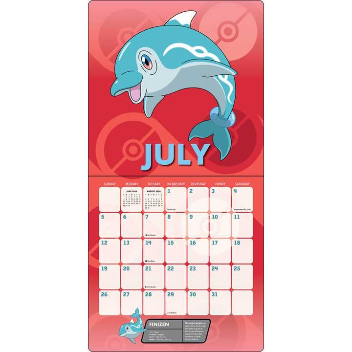 POKEMON 2026 WALL CALENDAR