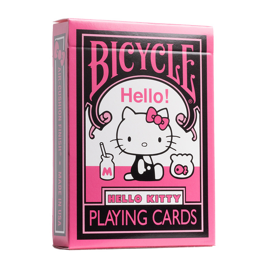 BICYCLE HELLO KITTY PLAYING CARDS BLACK/PINK