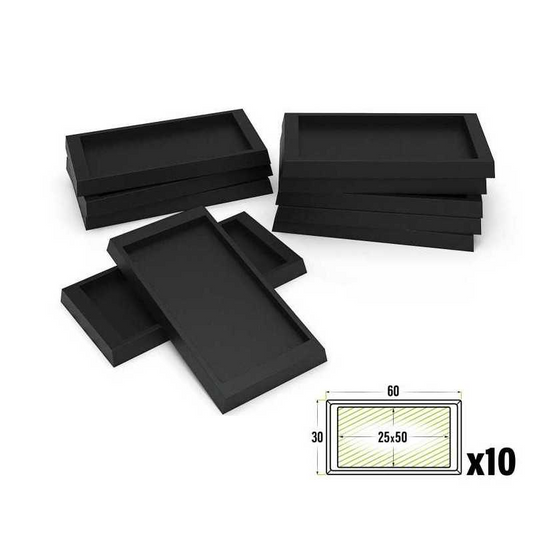 GSW 30MM X 60MM HOLLOW SQUARE BASES