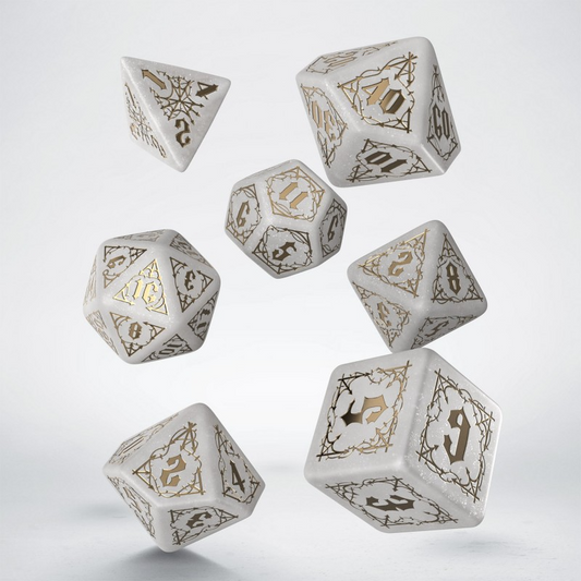 BLOODSUCKER DICE WHITE & GOLD
