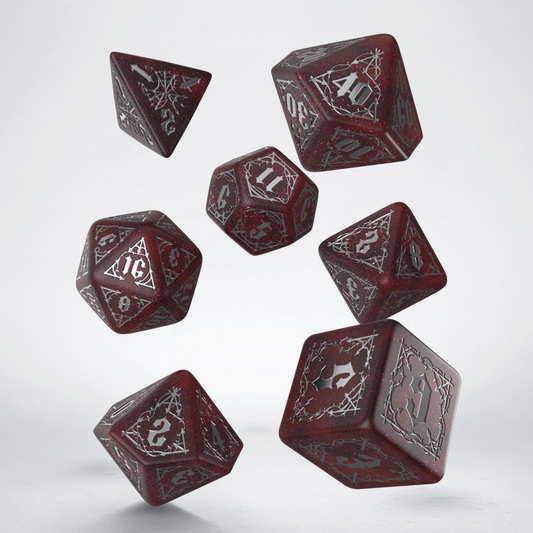 BLOODSUCKER DICE RED & SILVER