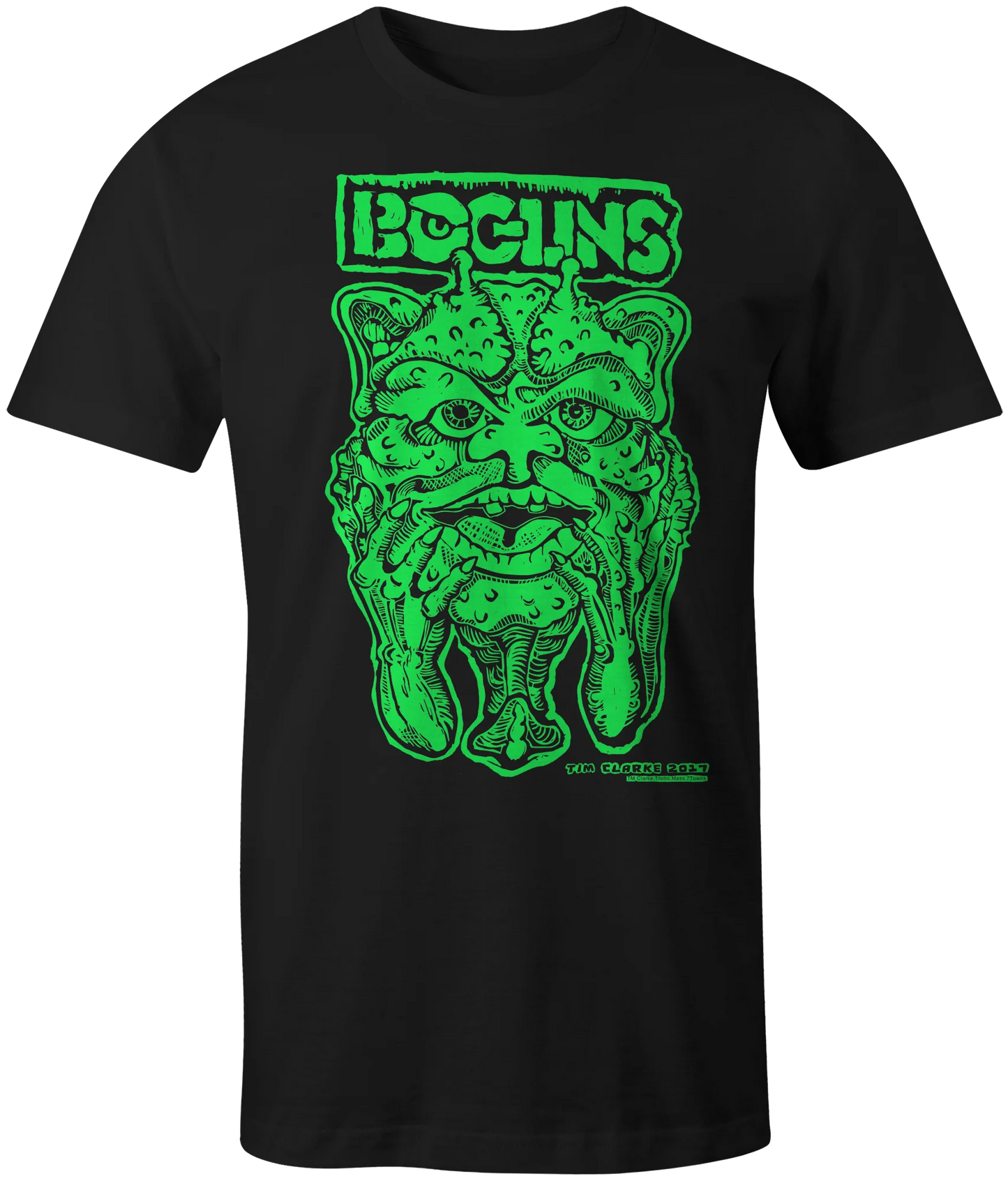 BOGLINS T-SHIRT (Slime green design)