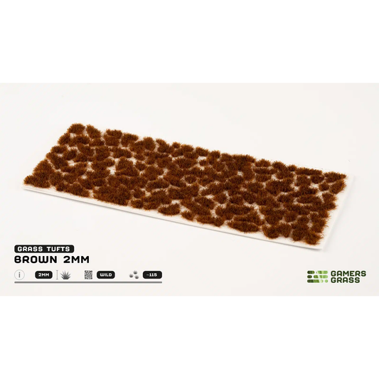 GAMERS GRASS 2MM BROWN WILD