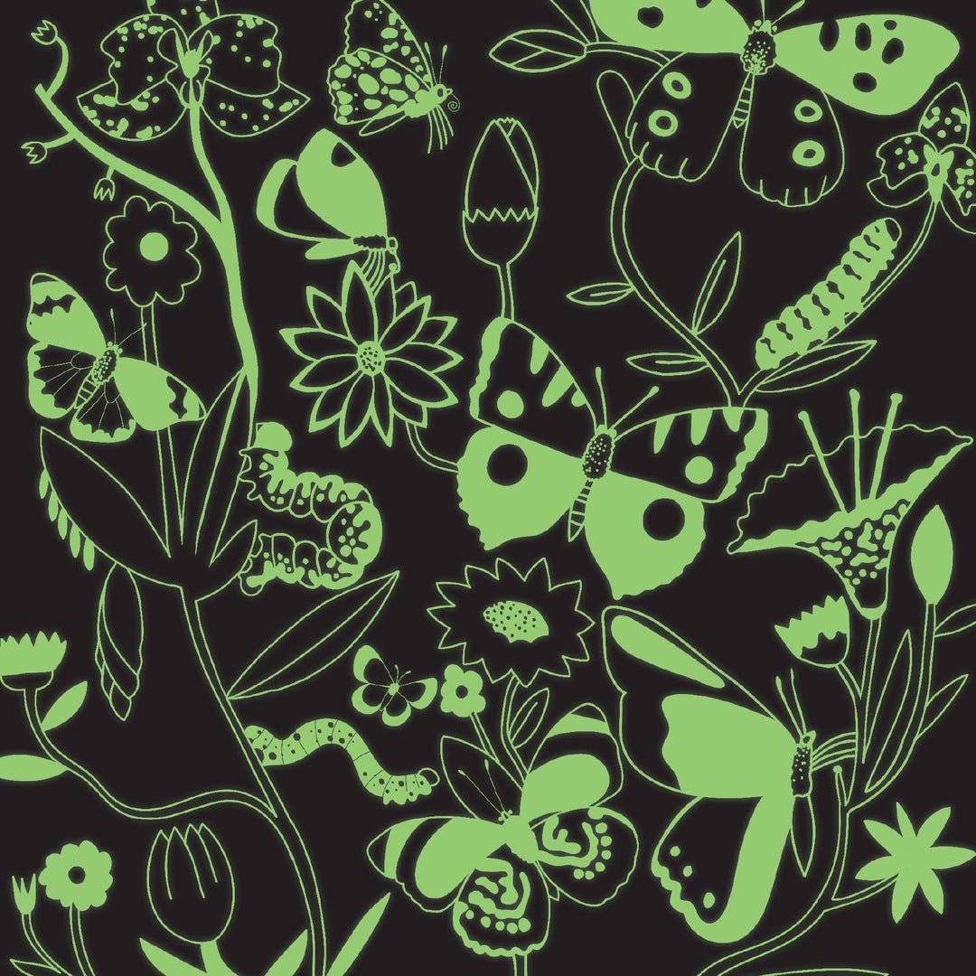 BUTTERFLIES ILLUMINATED- GLOW IN THE DRAK 500PC PUZZLE