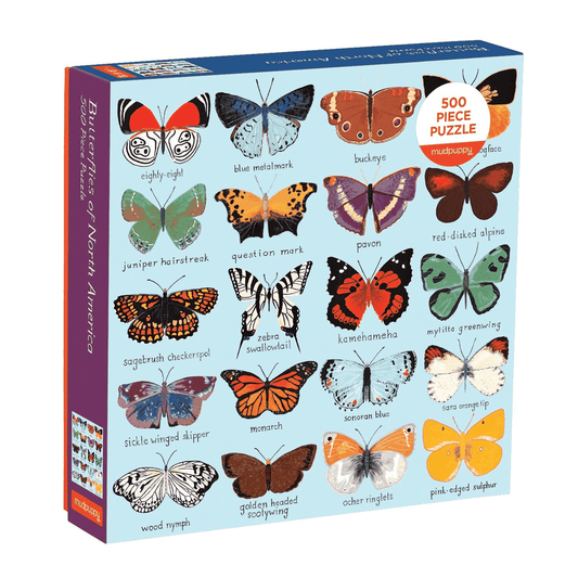 BUTTERFLIES OF NORTH AMERICA 500PC PUZZLE