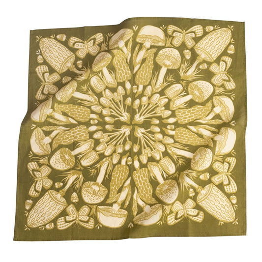 MUSHROOMS BANDANA BY HANDKER (NO.16)