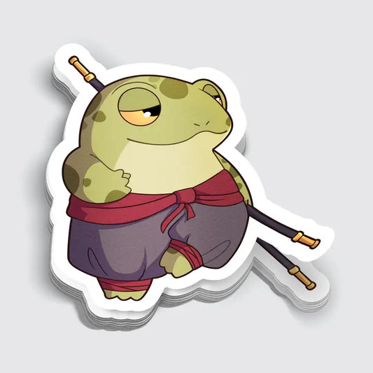 FROG MONK CLASS RPG STICKER