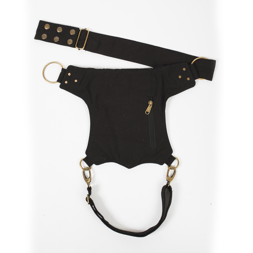 SLING-HIP BAG WITH THIGH BELT