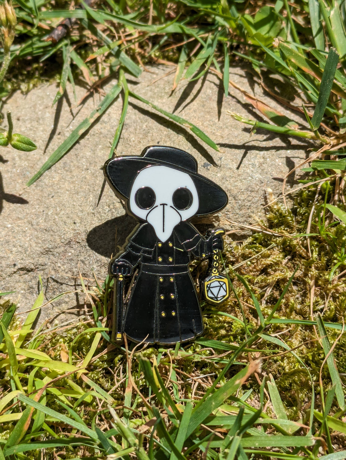 PLAGUE DOCTOR ENAMEL PIN