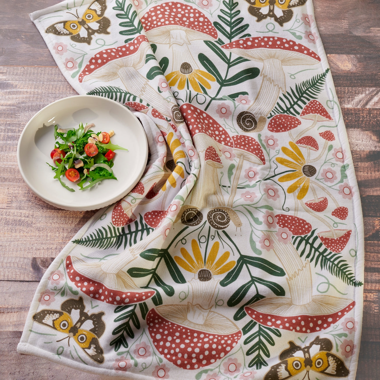 MUSHROOM ART KITCHEN TOWEL