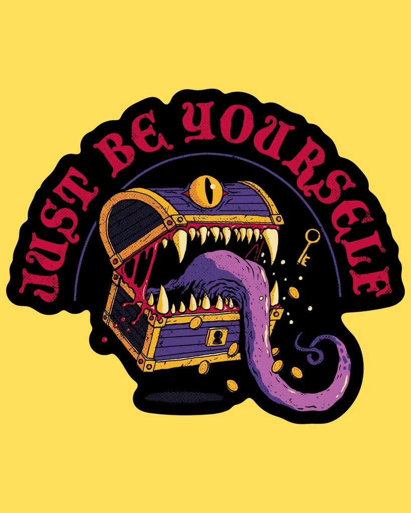 JUST BE YOURSELF STICKER