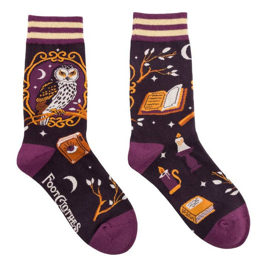 SUPERVISOR OWLFRED CREW SOCKS BY FOOTCLOTHES
