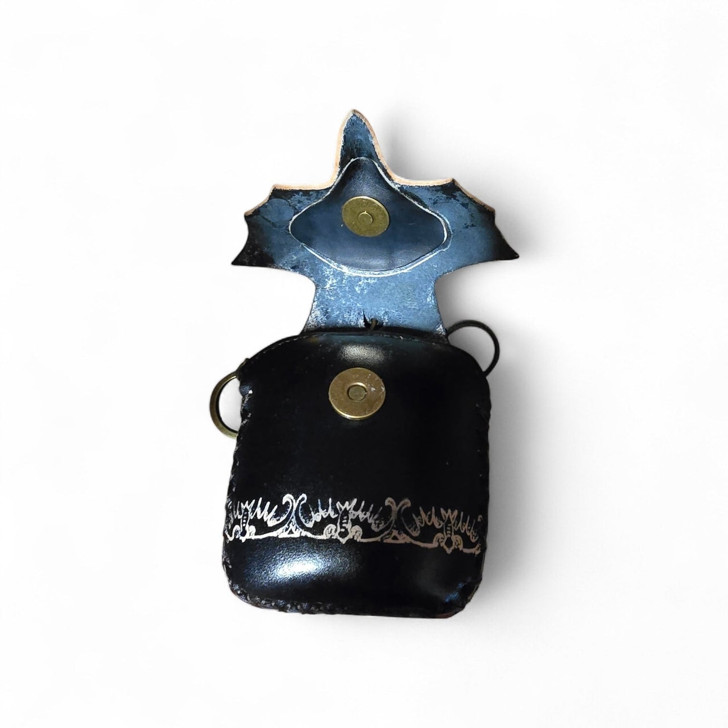 VAMPIRE BAT LEATHER COIN PURSE