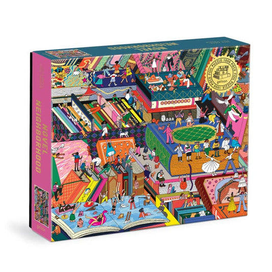 NOVEL NEIGHBORHOOD 1000PC FOIL PUZZLE