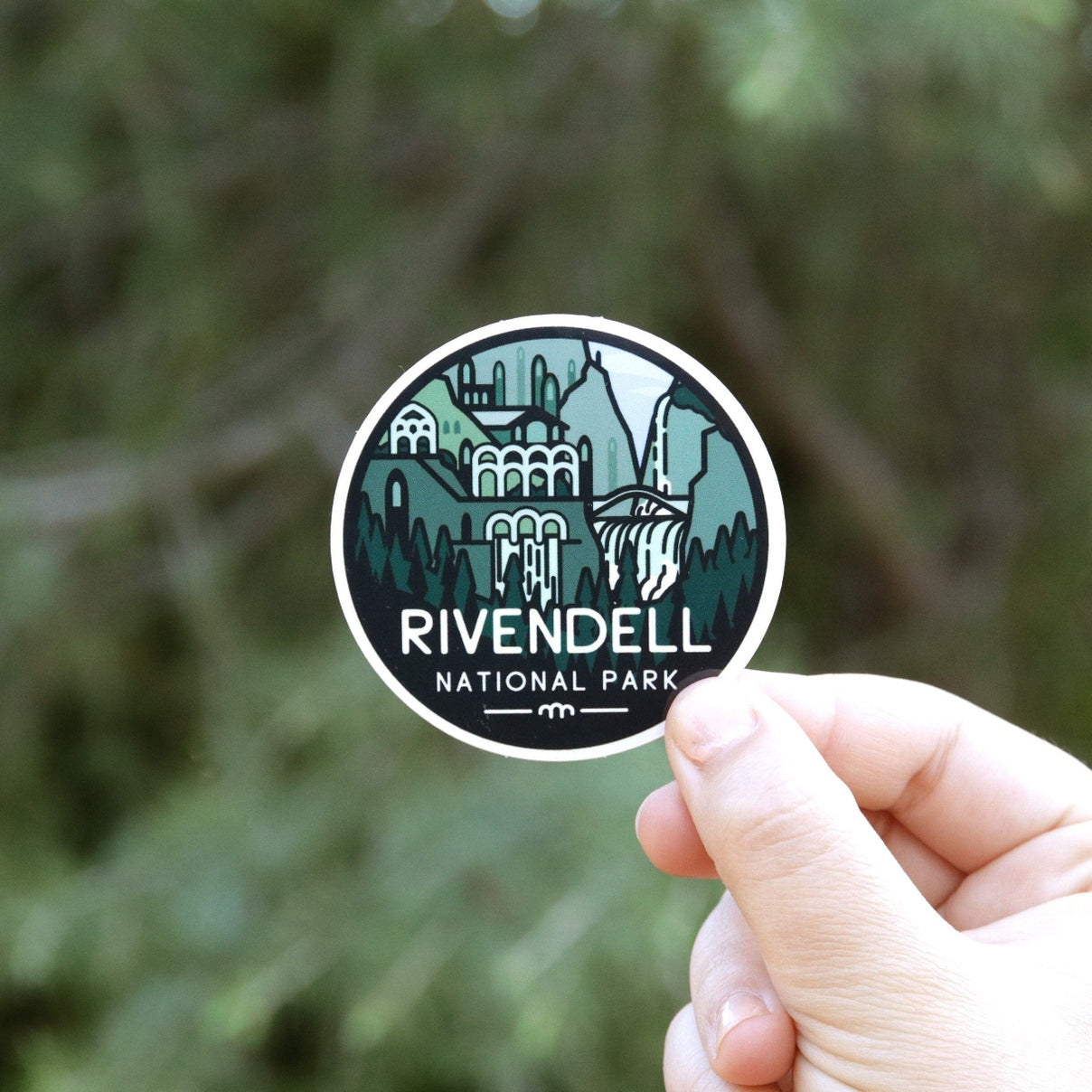 RIVENDELL NATIONAL PARK STICKER