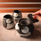OWL AND OWLETS TEA SET (TEAPOT AND TWO TEACUPS)
