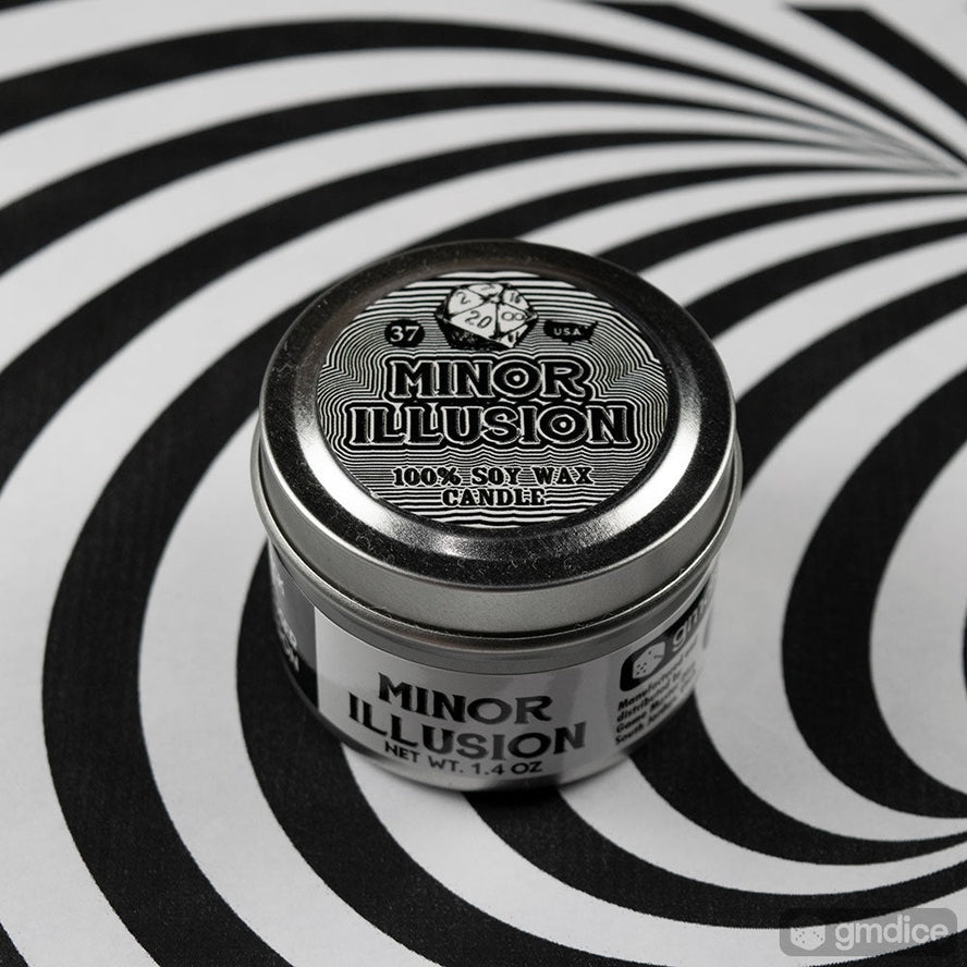 MINOR ILLUSTION 2oz GAMING CANDLE
