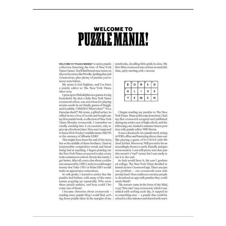 PUZZLE MANIA! BY THE NEW YORK TIMES GAMES