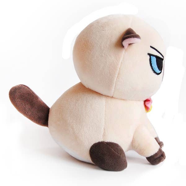 ANGRY CAT PLUSH: SIAMESE