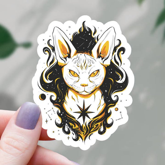 MYSTIC CAT STICKER