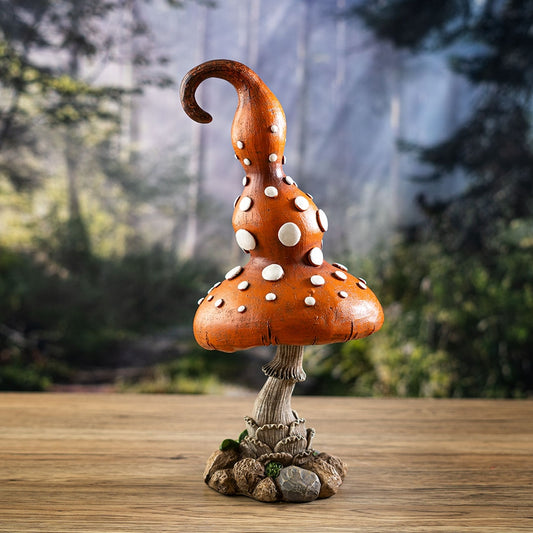 BIGGER MAMA JAMA MAGIC MUSHROOM STATUE (ORANGE)