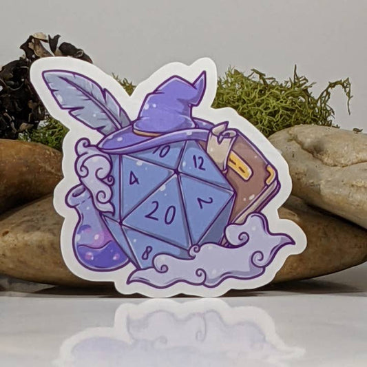 WIZARD ADVENTURE KIT POLYHEDRAL DICE STICKER