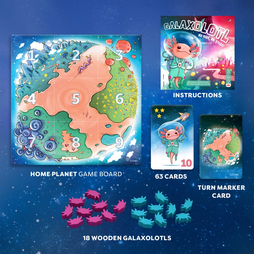 GALAXOLOTL STRATEGY CARD GAME