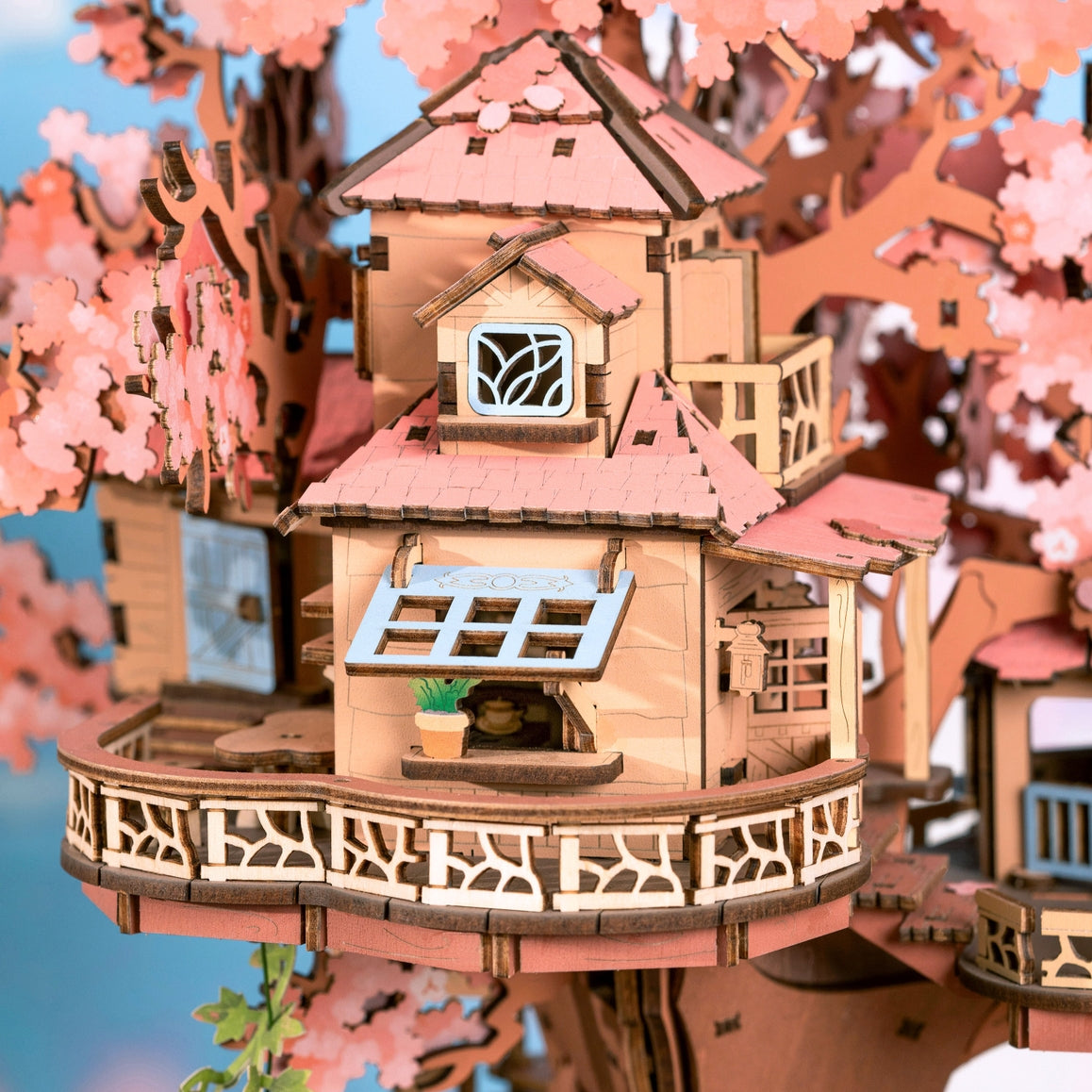SAKURA TREE HOUSE 3-D PUZZLE CREATION SET