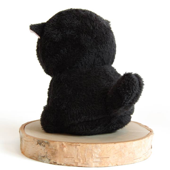 ANGRY CAT PLUSH: FUZZY BLACK VOID