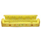 HAND PAINTED WOODEN INCENSE BOX IN YELLOW