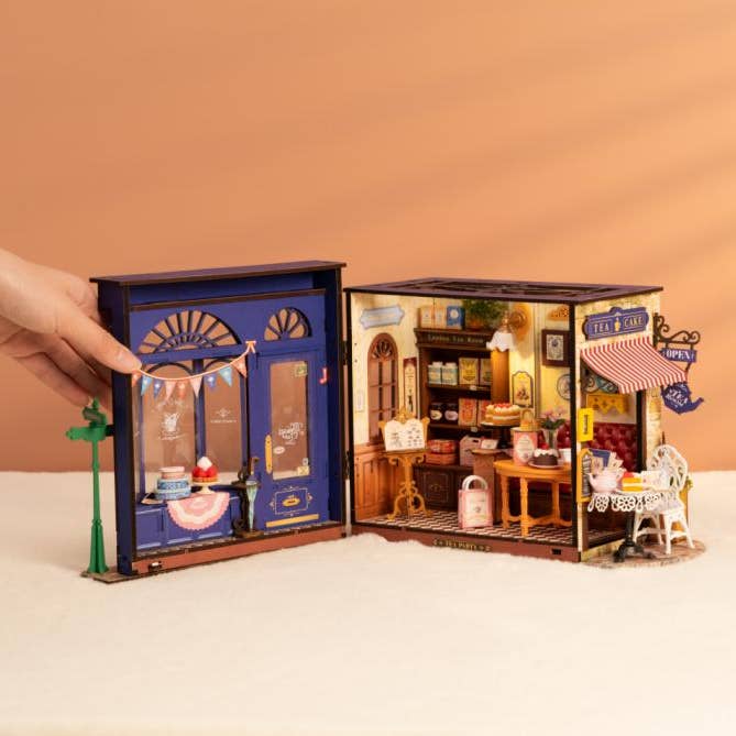 LEISURE TIME TEA ROOM DIY MINIATURE HOUSE KIT