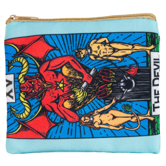 TAROT COIN PURSE ZIP POUCH (THE DEVIL)