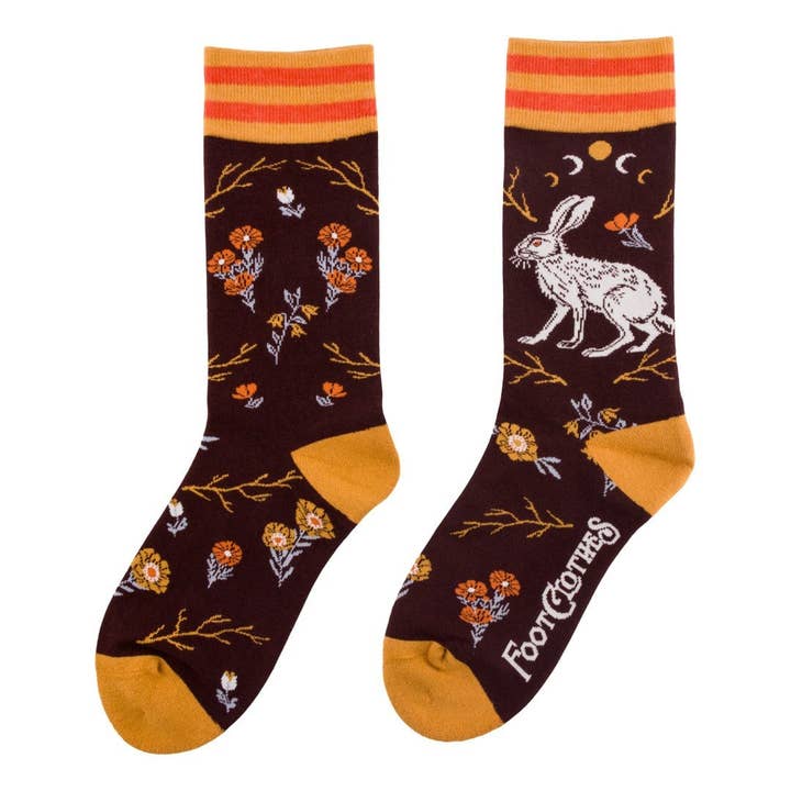 THE HARE CREW SOCKS BY FOOTCLOTHES