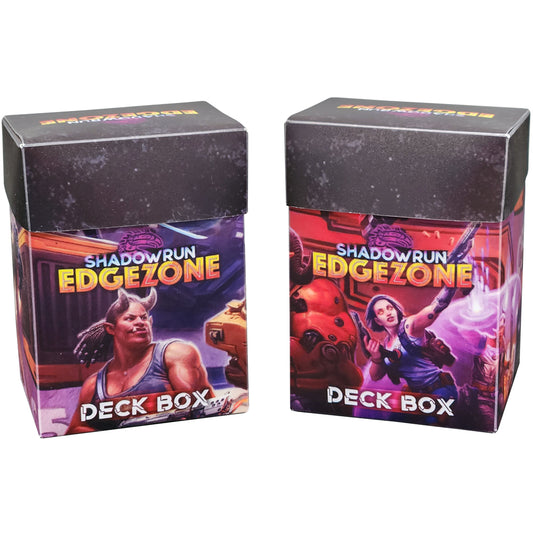 SHADOWRUN EDGEZONE DECK BOX 2 PACK