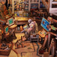HAVEN ZERO 3-D WOODEN MINIATURE BOOK NOOK KIT