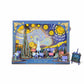 STARRY NIGHT WALL ART 3-D WOODEN PUZZLE KIT