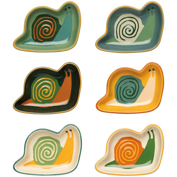 ASSORTED SNAIL TRINKET DISH BY DANICA JUBILEE