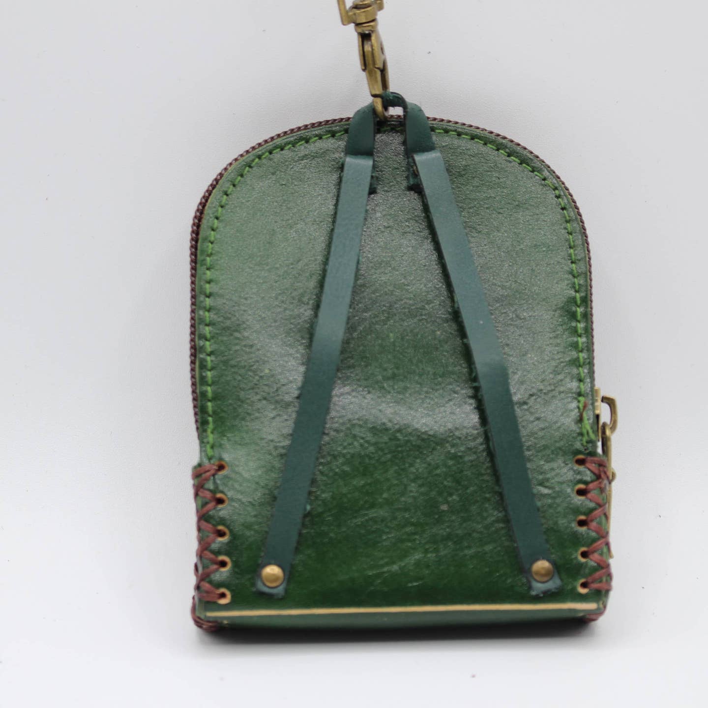 LEATHER BAT MINI BACKPACK COIN PURSE
