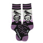 POE THE RAVEN CREW SOCKS BY FOOTCLOTHES
